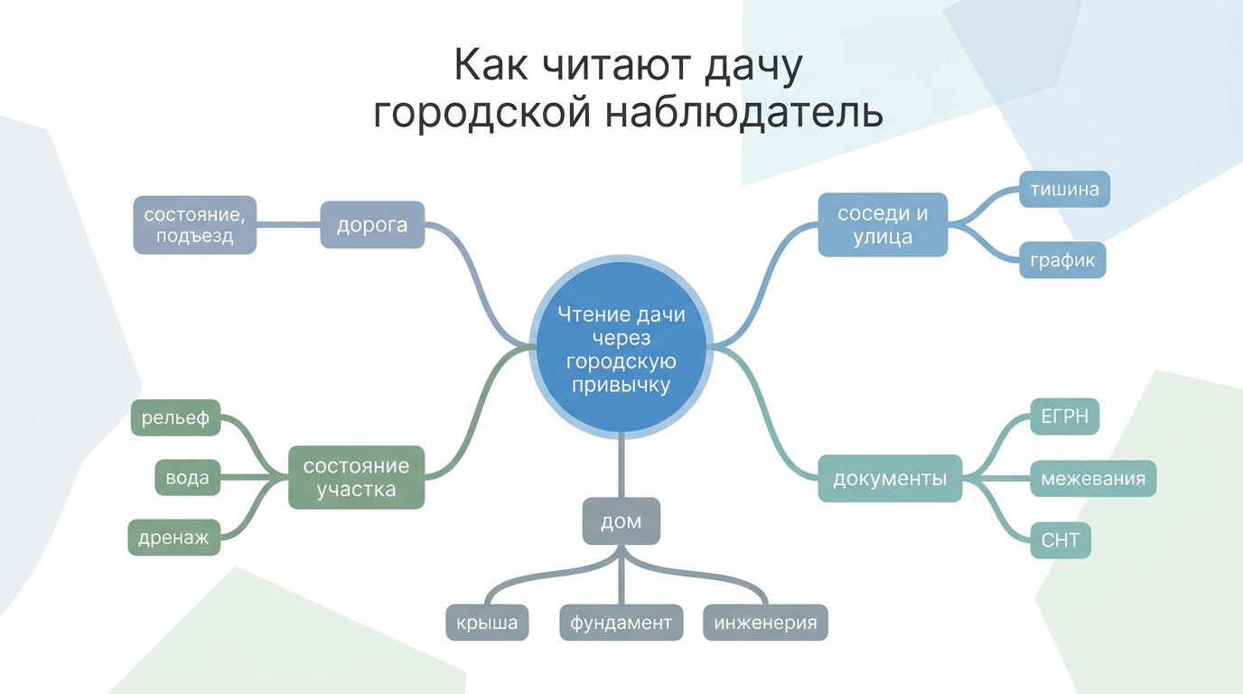 Как читают дачу городской наблюдатель